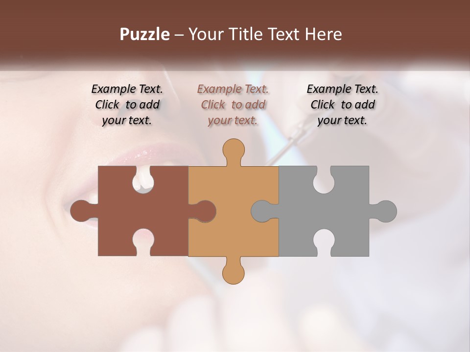 Tools Mirror Female PowerPoint Template