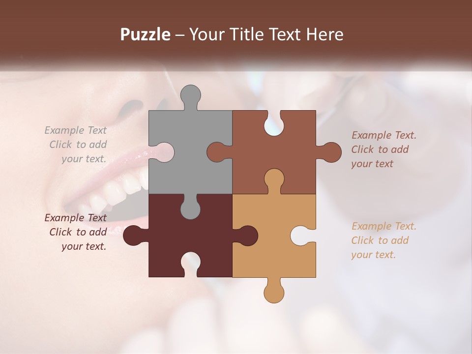 Tools Mirror Female PowerPoint Template