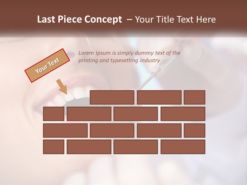 Tools Mirror Female PowerPoint Template