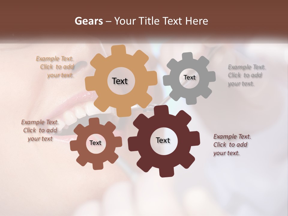 Tools Mirror Female PowerPoint Template