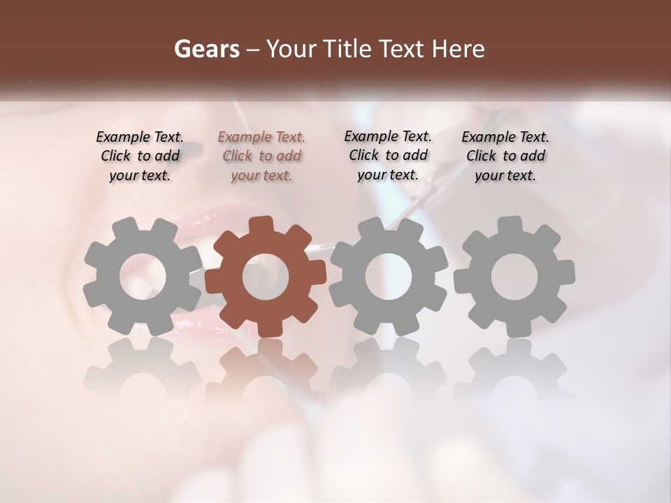Tools Mirror Female PowerPoint Template