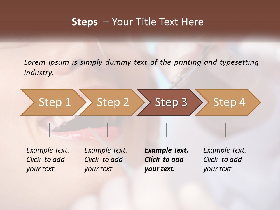 Tools Mirror Female PowerPoint Template