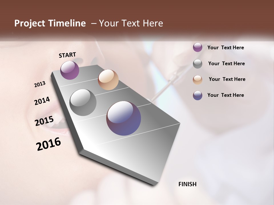 Tools Mirror Female PowerPoint Template