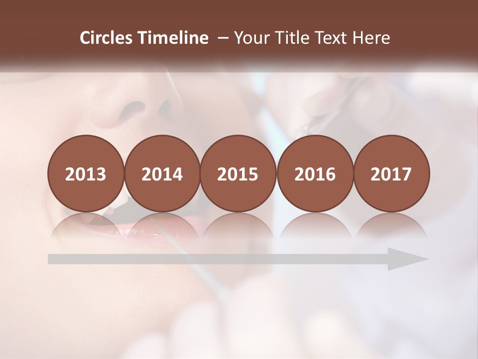 Tools Mirror Female PowerPoint Template