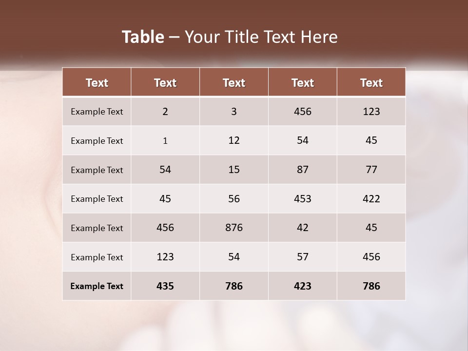 Tools Mirror Female PowerPoint Template