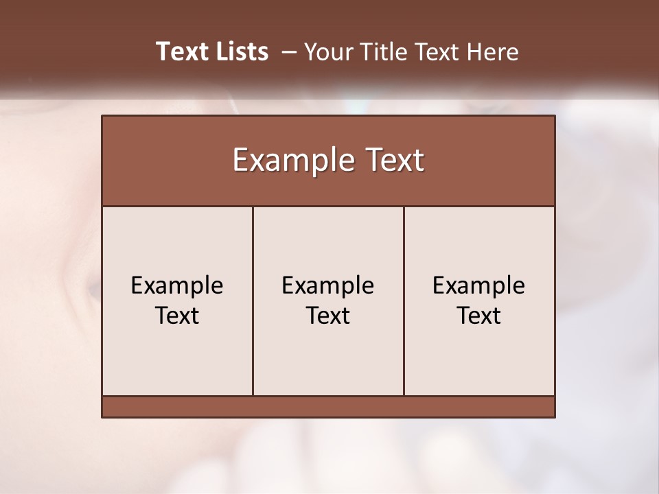 Tools Mirror Female PowerPoint Template