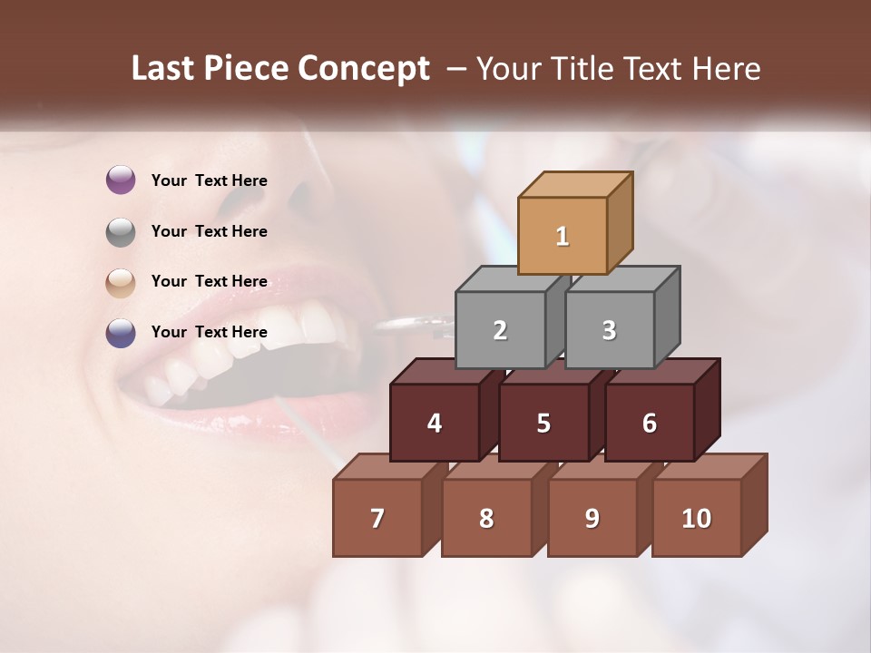 Tools Mirror Female PowerPoint Template