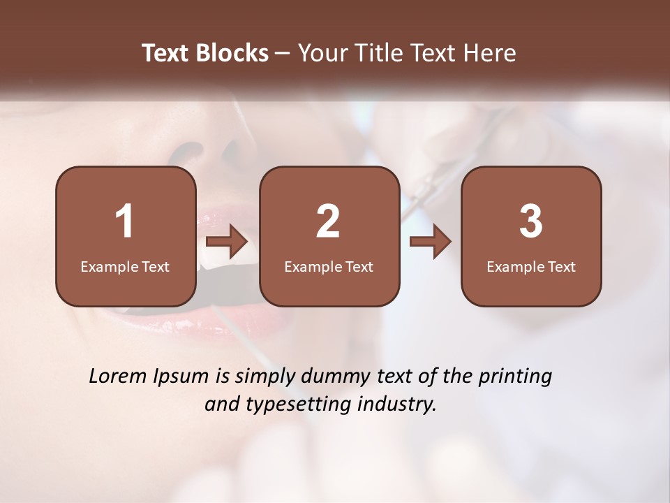 Tools Mirror Female PowerPoint Template