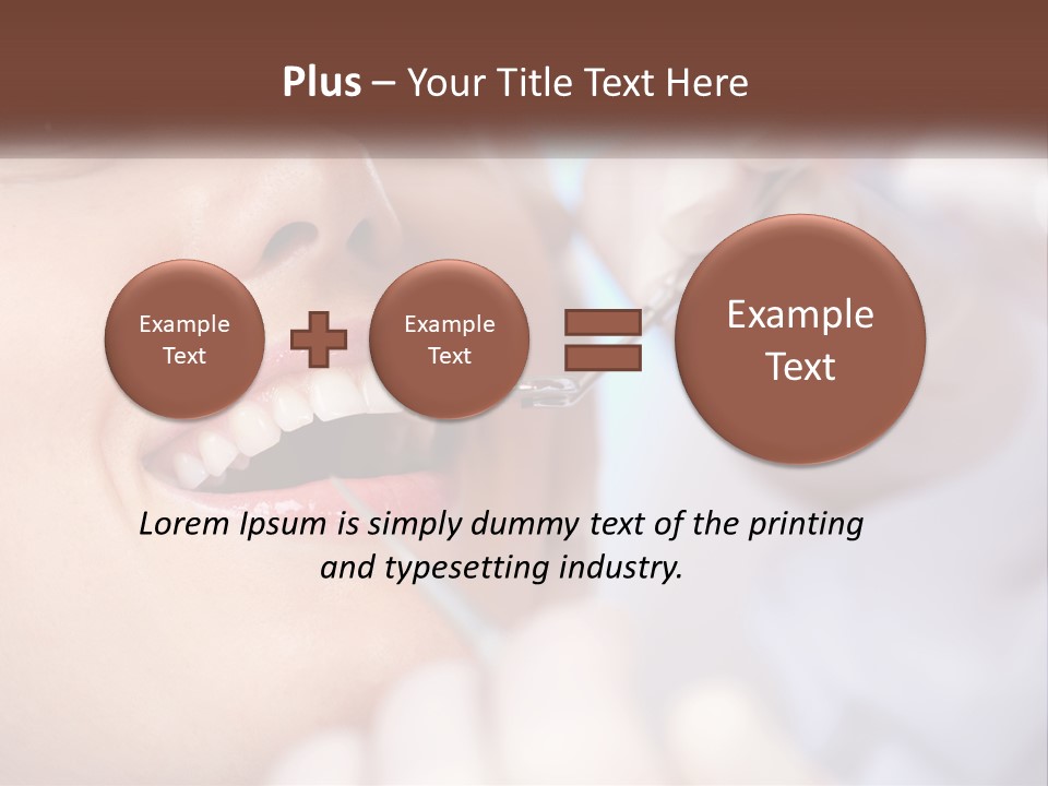 Tools Mirror Female PowerPoint Template
