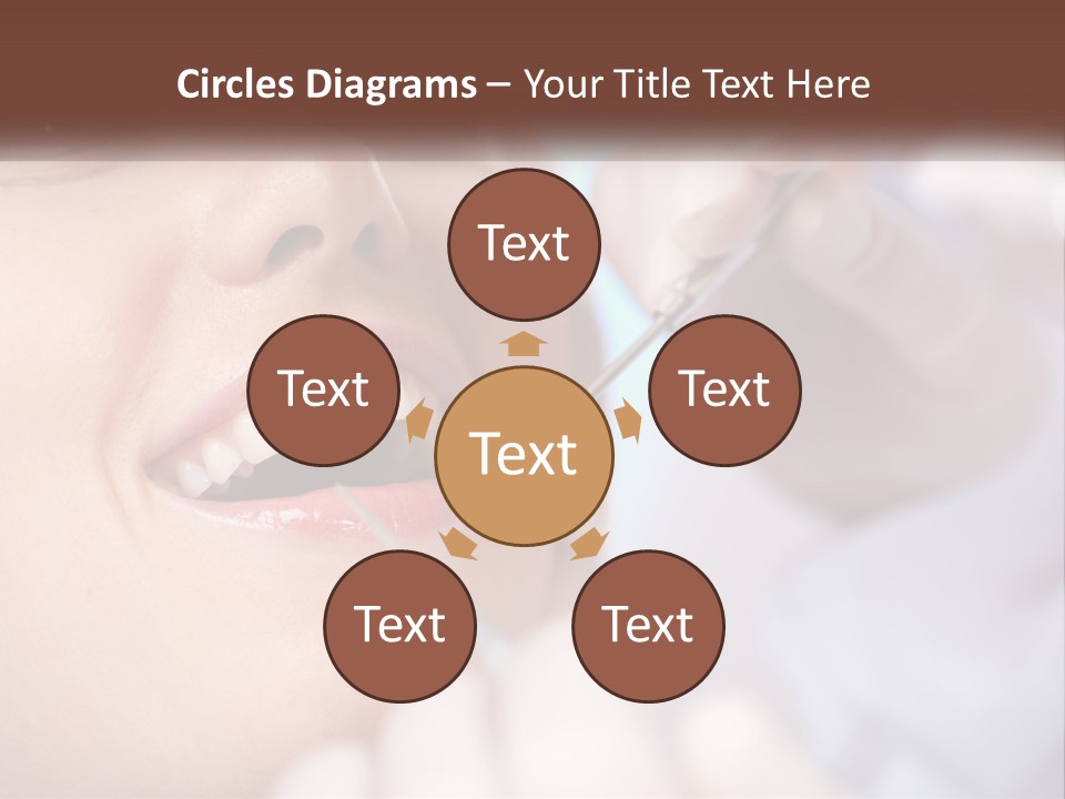 Tools Mirror Female PowerPoint Template