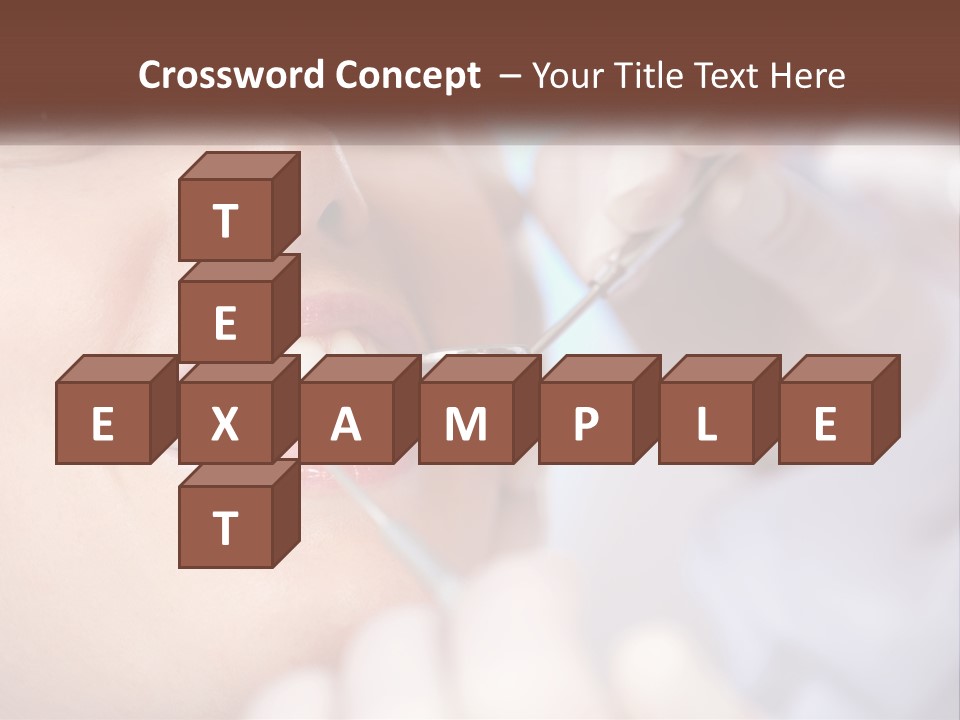 Tools Mirror Female PowerPoint Template