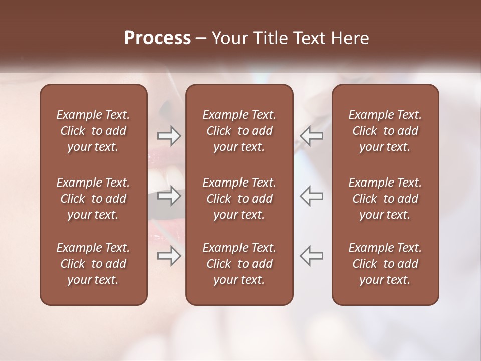 Tools Mirror Female PowerPoint Template