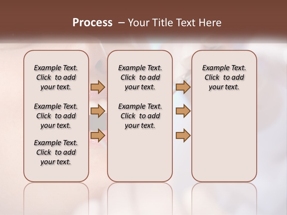 Tools Mirror Female PowerPoint Template