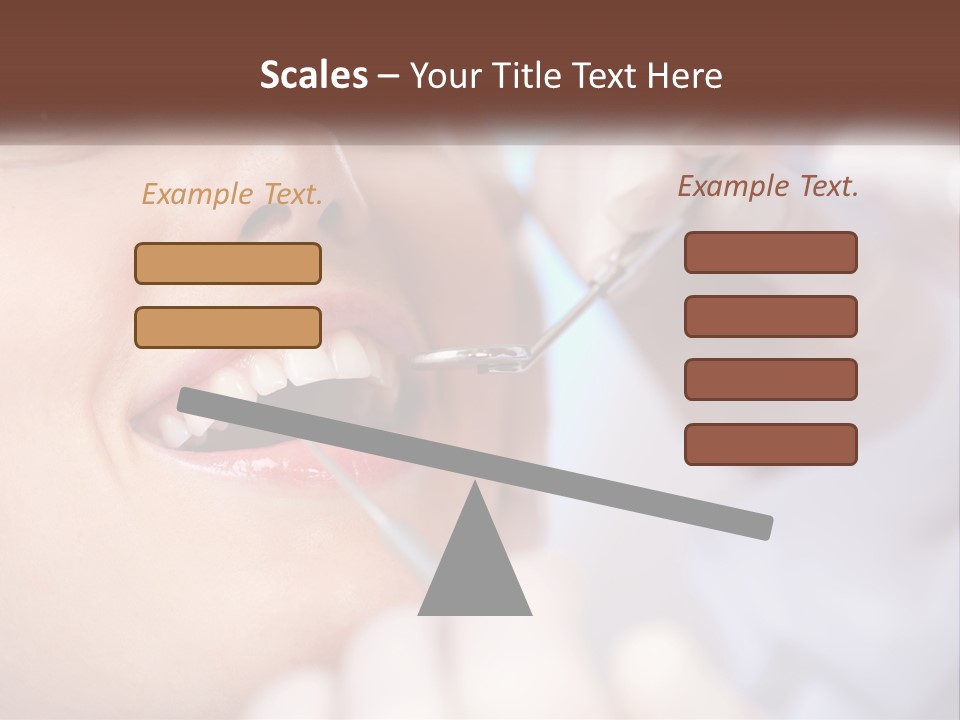 Tools Mirror Female PowerPoint Template