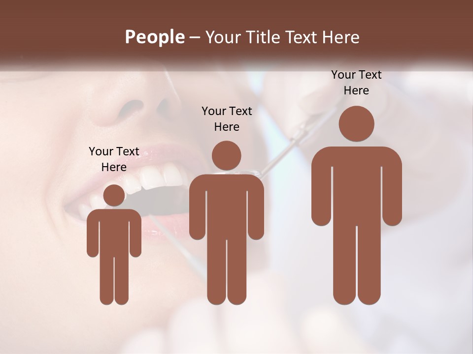 Tools Mirror Female PowerPoint Template