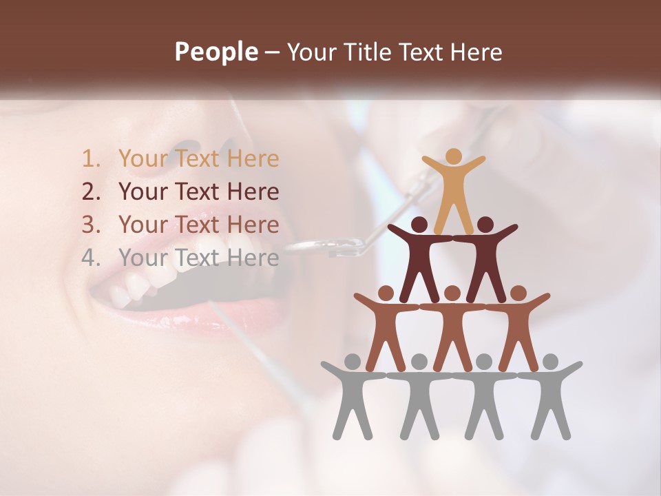 Tools Mirror Female PowerPoint Template