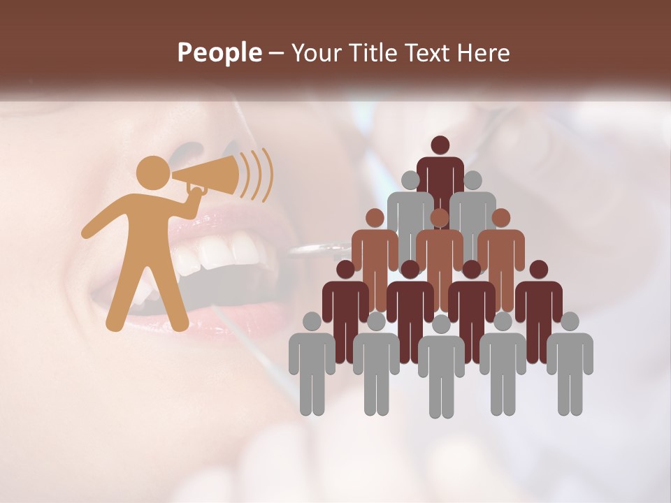 Tools Mirror Female PowerPoint Template