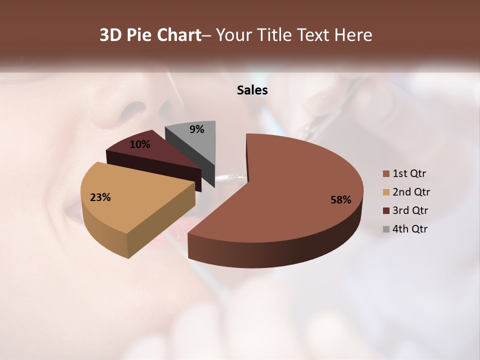 Tools Mirror Female PowerPoint Template