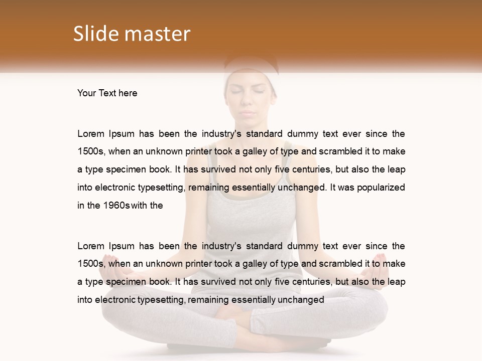 Sport Young Wellbeing PowerPoint Template