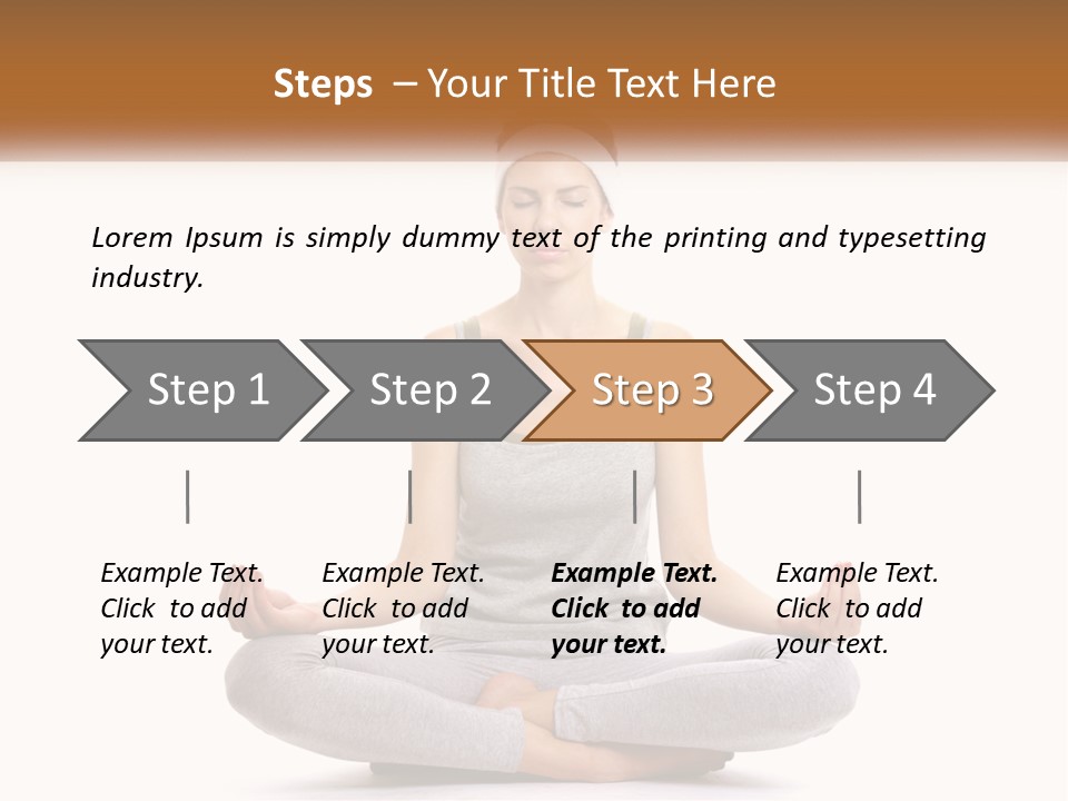 Sport Young Wellbeing PowerPoint Template