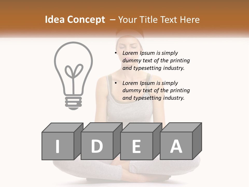 Sport Young Wellbeing PowerPoint Template