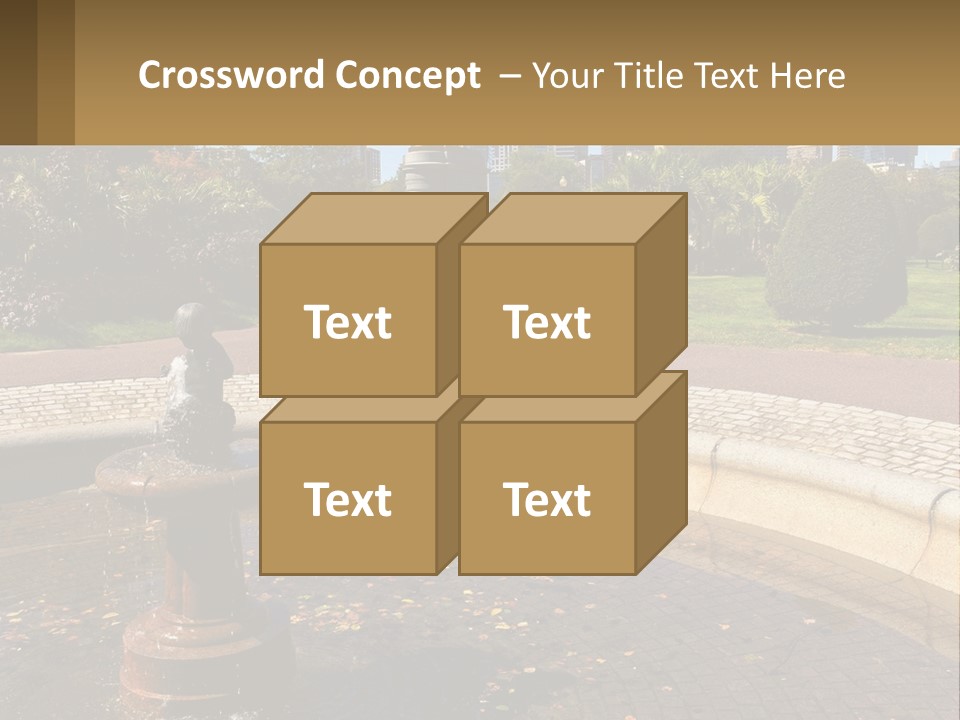 Usa Stress Downtown PowerPoint Template