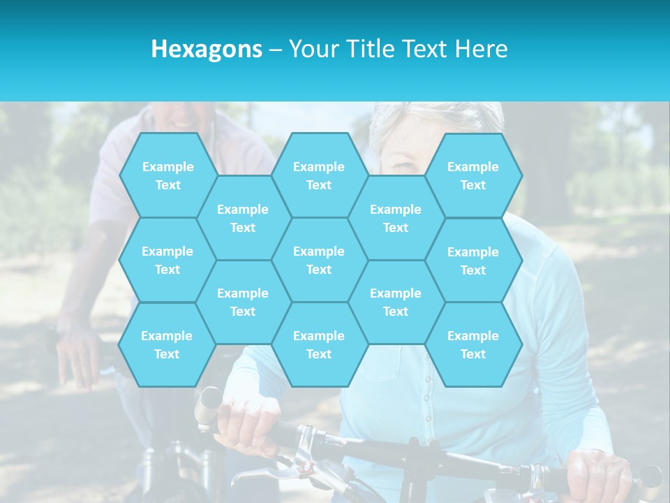 Youthful Bicycle Sunshine PowerPoint Template