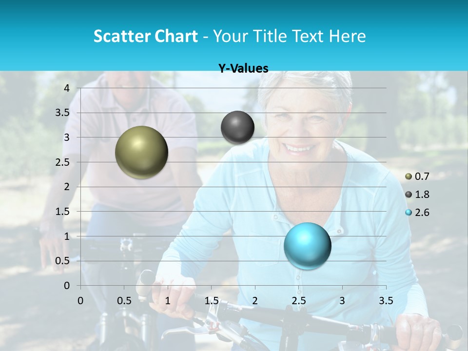 Youthful Bicycle Sunshine PowerPoint Template