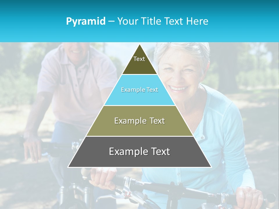 Youthful Bicycle Sunshine PowerPoint Template