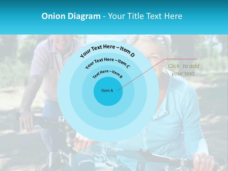 Youthful Bicycle Sunshine PowerPoint Template