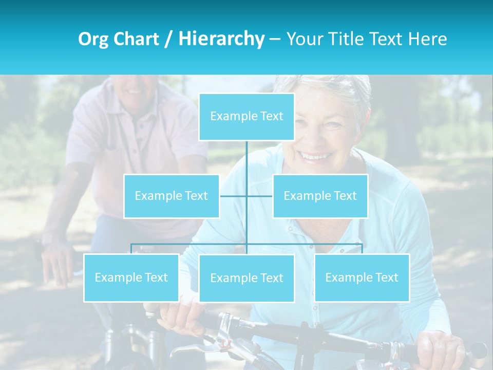 Youthful Bicycle Sunshine PowerPoint Template