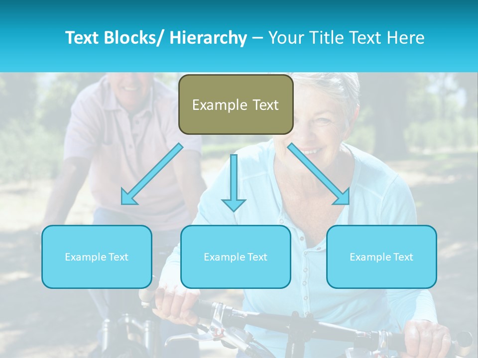 Youthful Bicycle Sunshine PowerPoint Template