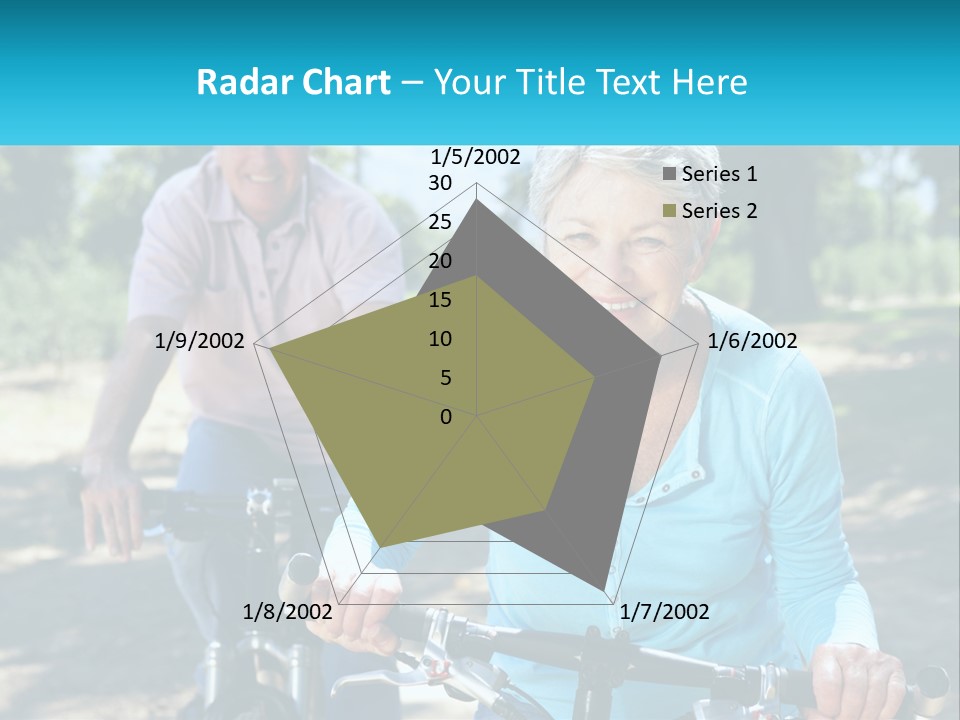 Youthful Bicycle Sunshine PowerPoint Template