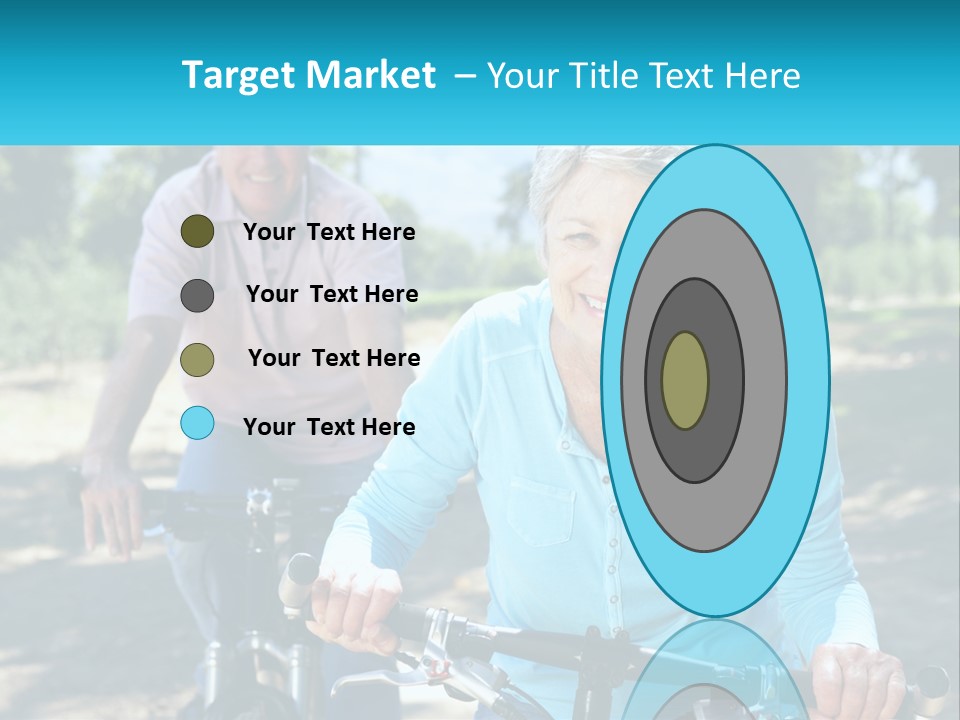 Youthful Bicycle Sunshine PowerPoint Template