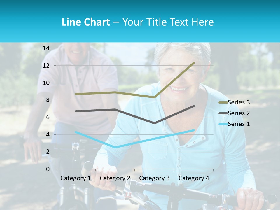 Youthful Bicycle Sunshine PowerPoint Template