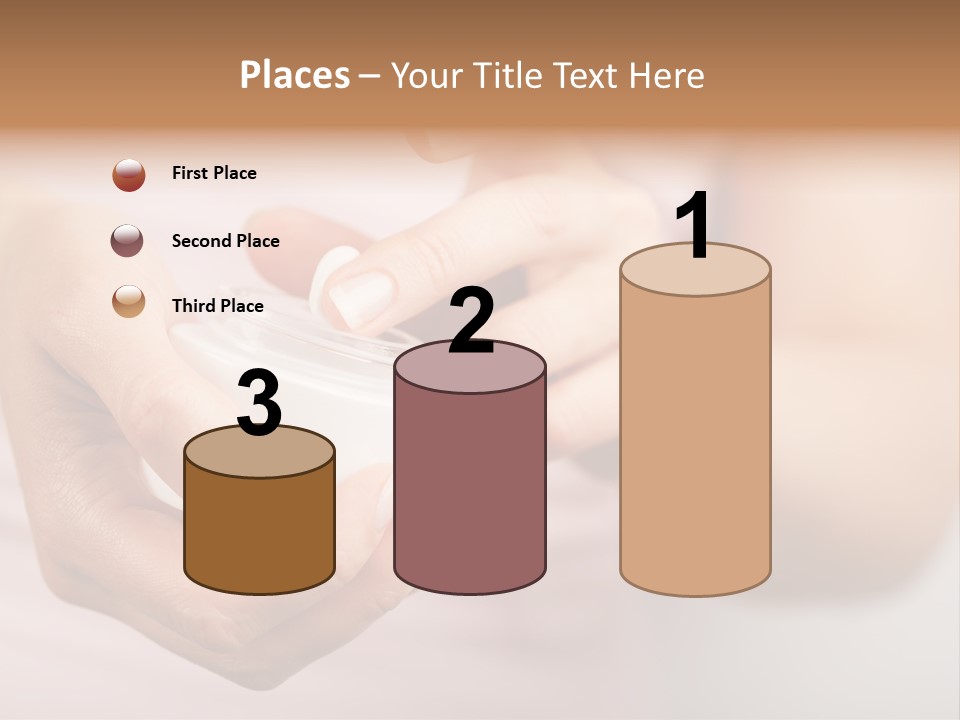 Moisturize Drop Fingernail PowerPoint Template