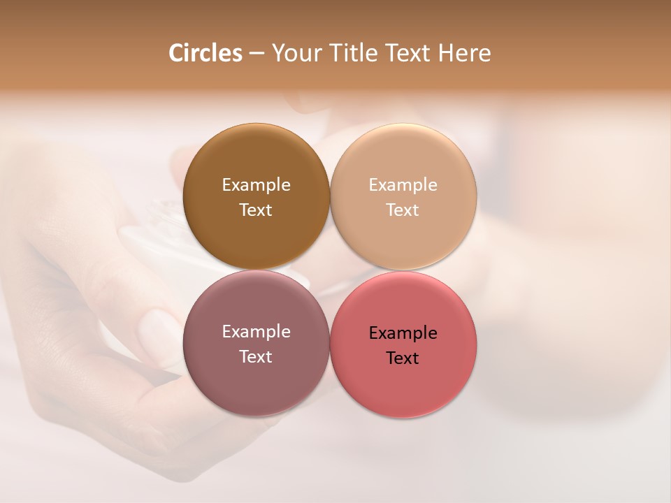 Moisturize Drop Fingernail PowerPoint Template