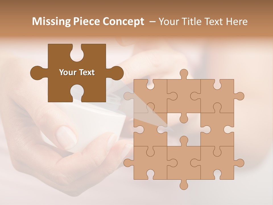 Moisturize Drop Fingernail PowerPoint Template