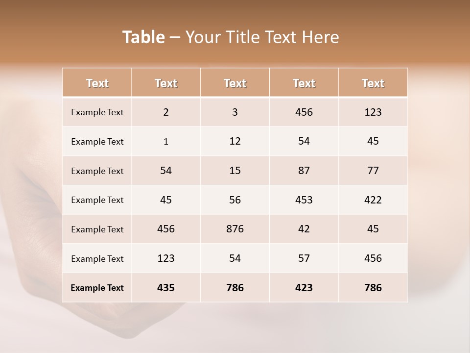 Moisturize Drop Fingernail PowerPoint Template