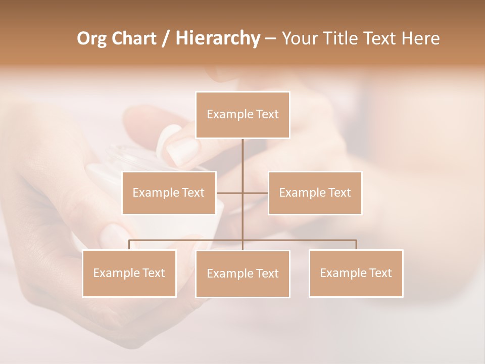 Moisturize Drop Fingernail PowerPoint Template