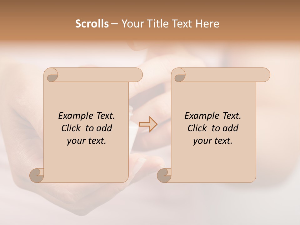 Moisturize Drop Fingernail PowerPoint Template