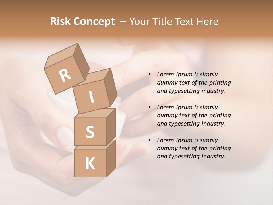 Moisturize Drop Fingernail PowerPoint Template