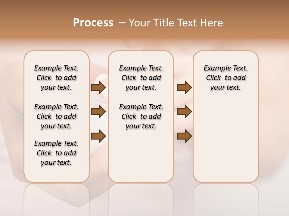 Moisturize Drop Fingernail PowerPoint Template