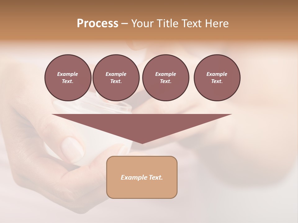 Moisturize Drop Fingernail PowerPoint Template