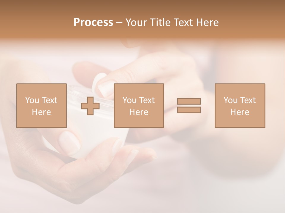 Moisturize Drop Fingernail PowerPoint Template