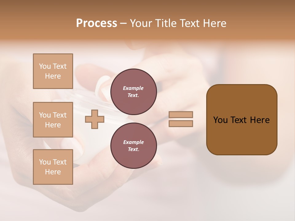 Moisturize Drop Fingernail PowerPoint Template