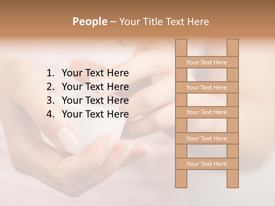 Moisturize Drop Fingernail PowerPoint Template