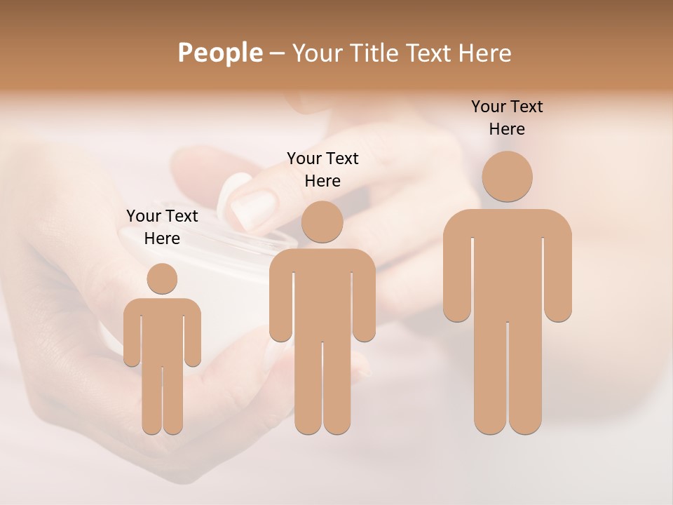 Moisturize Drop Fingernail PowerPoint Template