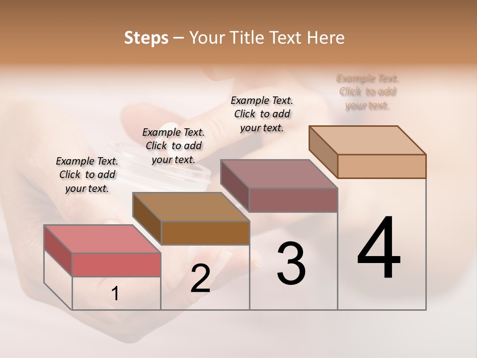Moisturize Drop Fingernail PowerPoint Template