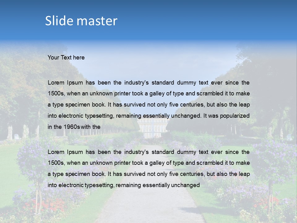 Munich Greenery Baroque PowerPoint Template